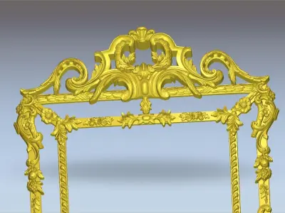 antique frame 3D model