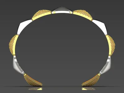 luxury diamond bracelet gb0035 3D print model