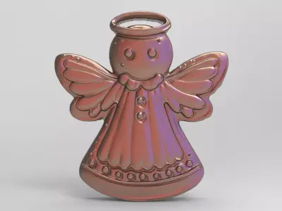 Angle cookie decor  3D print model