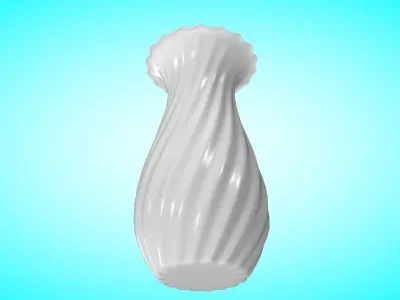 Vase 1 toilet brush Low-poly 3D model