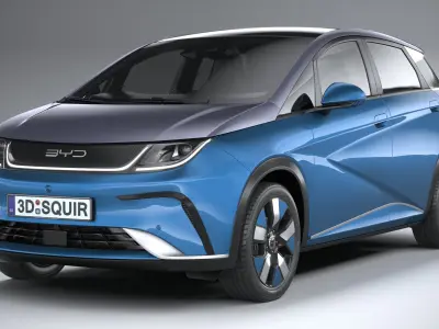BYD Dolphin 2025 3D model