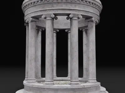Sculpture Column 3D model