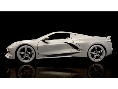 Chevrolet Corvette 2020 3D print model