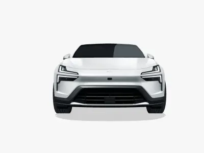 Polestar 4 2024 Low-poly 3D model