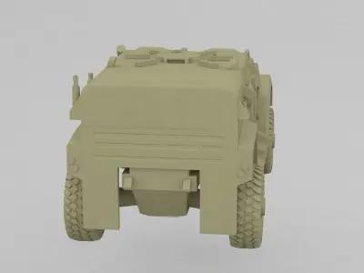 Hawkei military vehicle 3D print model