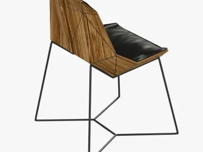 Lotus chair by Enne 3D model