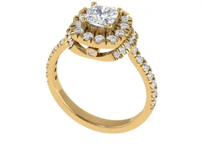 Bridal Ring 3D print model buy