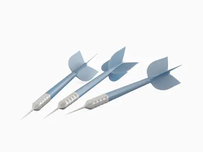 Dart 05 Low-poly 3D model