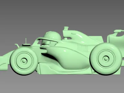 Alpine A522 F1 toystyle 3dprint 3D print model