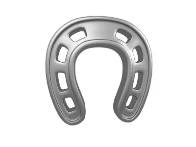 Horseshoe v1 003 Low-poly 3D model