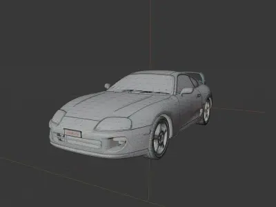 Toyota Supra 2000 3D model