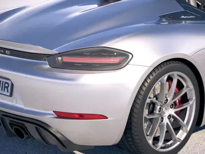Porsche 718 Boxster Spyder 2020 3D model