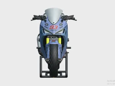 Ducati Supersport 950 Gresini Livery of Marc Marquez 3D model