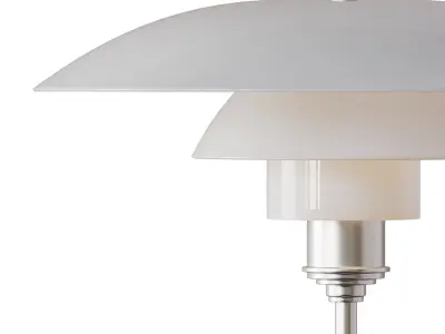 Grote tafellamp PH mondgeblazen 3D model