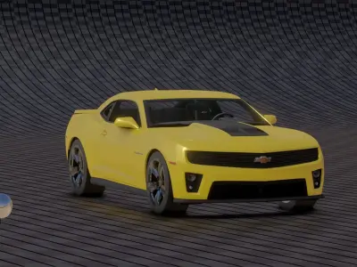 chevrolet camaro zl1 Low-poly 3D model