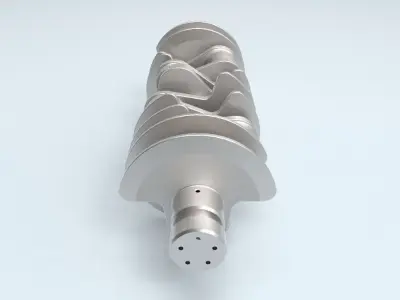 3D Printable Crankshaft 3D print model