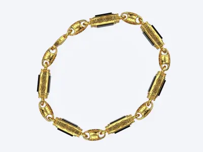 Men Bracelet Luxury 3D print model