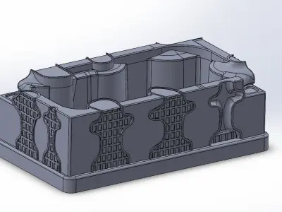 National Taichung Theater pattern vase 3D print model