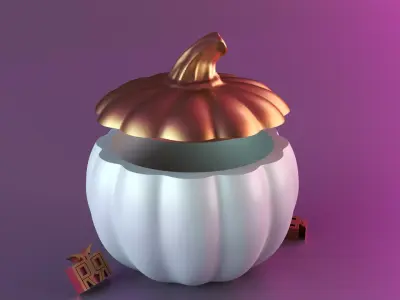 Halloween pumpkin decor 3D print model order