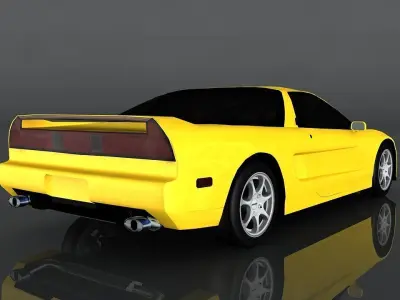 Acura NSX 1997  Low-poly 3D model