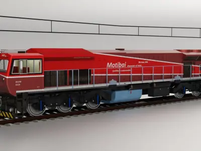 WDP 4D in DLS Alambagh new livery named MotiBai 3D model