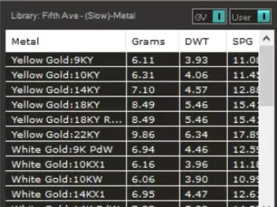 gold earring ge0049 3D print model