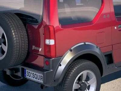 Suzuki Jimny 4Work Offroad 2018 3D model