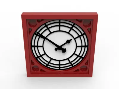 Big Ben Low-poly 3D model