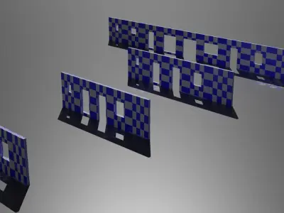 Modular Architecture Free Free low-poly 3D model