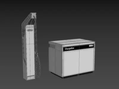 Ads Tec Ultra Fast EV Charging Station 3D model