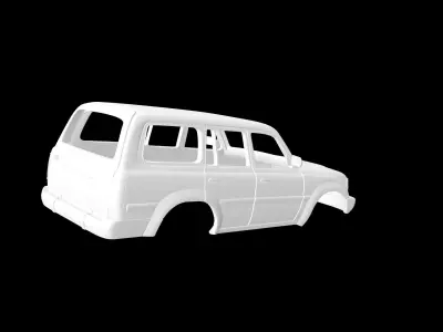 Toyota Land Cruiser 80 3D print model