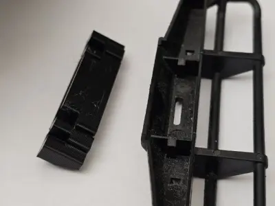 FMS FCX18 LC80 RC front bumper bracket FIX 3D print model