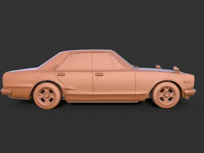 Nissan Skyline 2000GT 3D print model