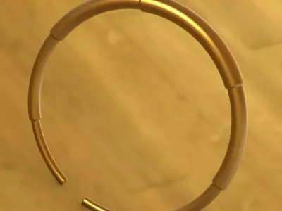 Mechanical Shaft Bracelet 3D print model