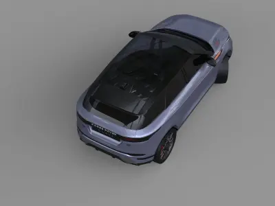 Range Rover Evoque R Dynamic 3d model Low-poly 3D model