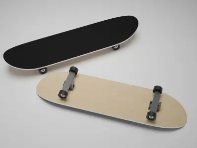 Skateboard two skateboards Free 3D model