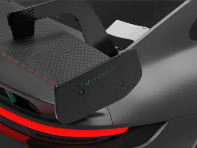 Porsche 911 GT3 rs - Mansory Low-poly 3D model