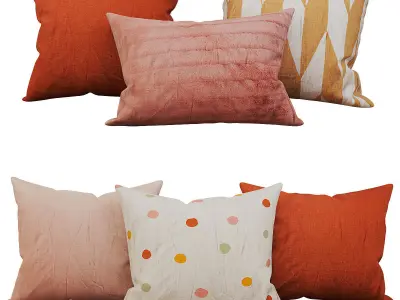 Decorative set pillow vol 4 3D model