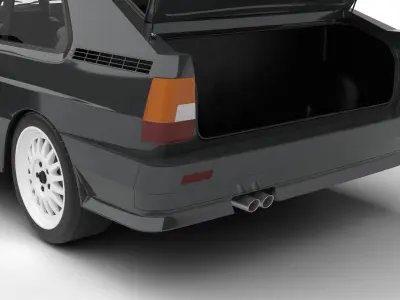 Audi Quattro UR 20v 1980 HQ 3d model 3D model