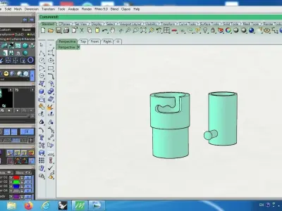 Jewelery lock 3D print model