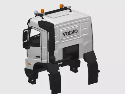 VOLVO FMX  H0 scale 3D PRINT  3D print model