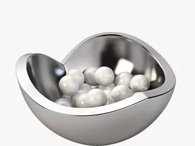 Nambe Love Bowl Table Decor Centerpiece 3D model