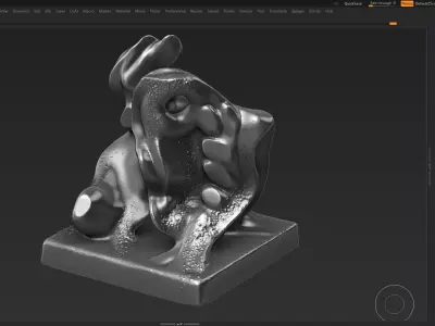Modern Abstract Decorative sculpture 3d print model 28 3D print model