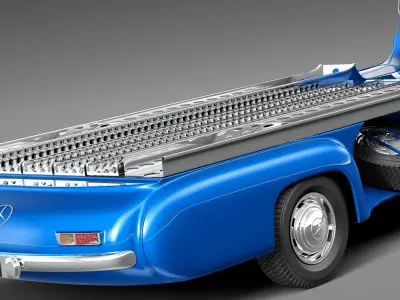Mercedes-Benz Renntransporter 1954 3D model