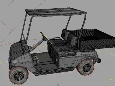 golf cart 3D model
