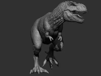 17 Tyrannosaurus t rex  poses 3D model