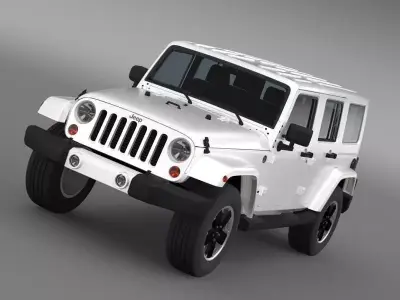 Jeep Wrangler Unlimited Altitude 2012 3D model