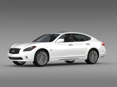 Infiniti M35hL Y51 2013 3D model