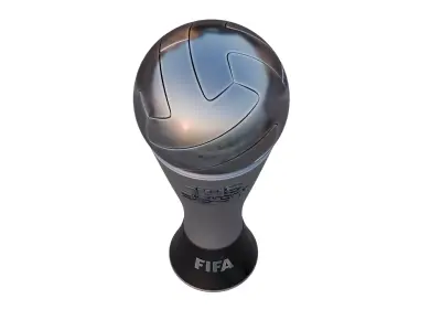 The Best FIFA Football Awards Trophy 3D model