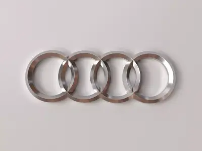 Audi Emblem 3D model